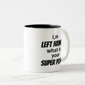 Tasse 2 Couleurs de Left Hander (Devant droit)