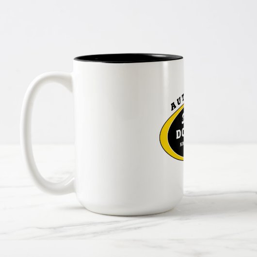 Tasse 2 Couleurs De meilleur drôle simplement impressionnant (Gauche)