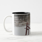 Tasse 2 Couleurs De pas dans la neige (Gauche)