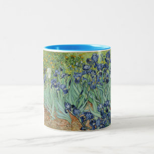 Tasse 2 Couleurs De Van Gogh toujours la vie : Vase avec des iris