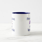 Tasse 2 Couleurs De vrais amis (Centre)