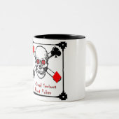 Tasse 2 Couleurs deadseriousskull (Devant droit)