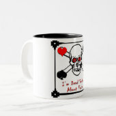 Tasse 2 Couleurs deadseriousskull (Devant gauche)