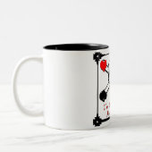Tasse 2 Couleurs deadseriousskull (Gauche)