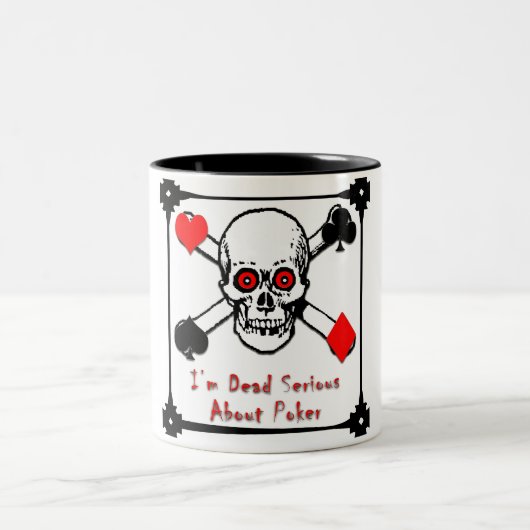 Tasse 2 Couleurs deadseriousskull (Centre)