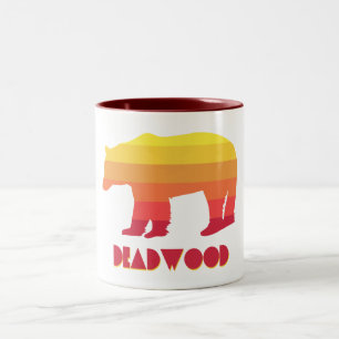 Tasse 2 Couleurs Deadwood Dakota du Sud Rainbow Bear