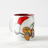 Tasse 2 Couleurs Dear Santa Mouse (Devant gauche)