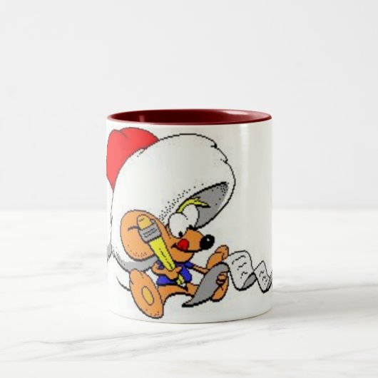 Tasse 2 Couleurs Dear Santa Mouse (Centre)