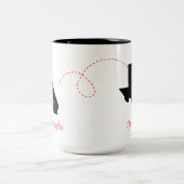 Tasse 2 Couleurs Début de l'état Déplacer (Centre)