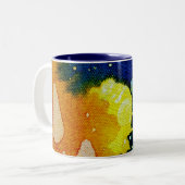 Tasse 2 Couleurs Décès Polychromoptique par Michael Moffa (Devant gauche)