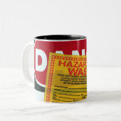 Tasse 2 Couleurs Déchets dangereux (Devant gauche)