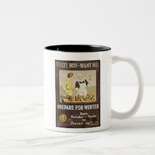 Tasse 2 Couleurs Déchets non désirés - Mère et fille Canne