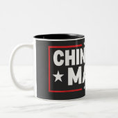Tasse 2 Couleurs Déclaration de Chinga Tu MAGA (Gauche)