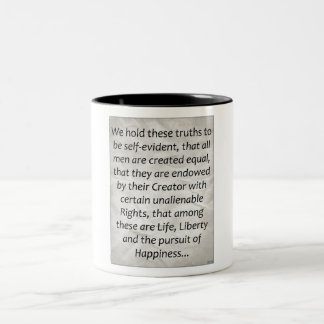 Tasse 2 Couleurs Déclaration d'indépendance