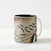 Tasse 2 Couleurs Déclaration d'indépendance (Devant droit)