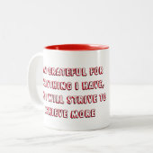 Tasse 2 Couleurs Déclaration positive et positive (Devant gauche)