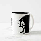 Tasse 2 Couleurs Deco mod woman (Devant droit)