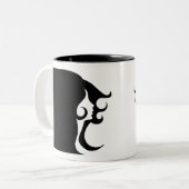 Tasse 2 Couleurs Deco mod woman (Devant gauche)