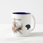 Tasse 2 Couleurs Déco océan asiatique (Devant droit)