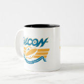 Tasse 2 Couleurs deco_rocket_gold (Devant gauche)