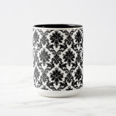 Tasse 2 Couleurs Décor de maison Damas (Centre)