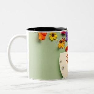 Tasse 2 Couleurs Décor Moderne, Décor Refresh Accent Pièce