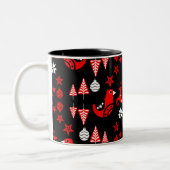 Tasse 2 Couleurs Décor saisonnier scandinave (Gauche)