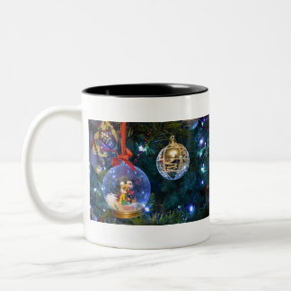 Tasse 2 Couleurs Décoration d'arbre de Noël boule 2
