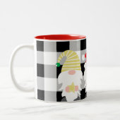 Tasse 2 Couleurs Décoration de Noël avec buffet (Gauche)