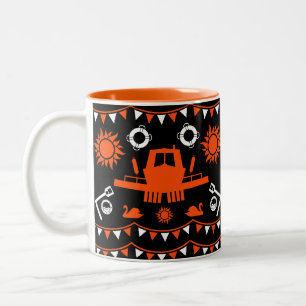 Tasse 2 Couleurs Décoration et Cadeaux de péniche étroite