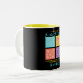 Tasse 2 Couleurs Découpage/couture (Devant gauche)