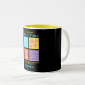 Tasse 2 Couleurs Découpage/couture (Devant droit)