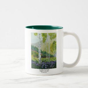 Tasse 2 Couleurs Découpé dans un arbre
