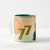 Tasse 2 Couleurs Découpe de ligne modèle 77 (Devant gauche)