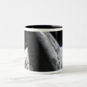 Tasse 2 Couleurs Découverte de la navette spatiale 14 (Centre)