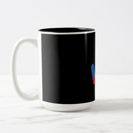 Tasse 2 Couleurs Découvrez America First July 4 (Gauche)