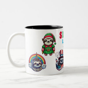 Tasse 2 Couleurs Découvrez le charme fantaisiste de la Sloth Life