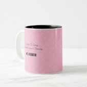 Tasse 2 Couleurs Dédicace à chaque parcours d'apprenant exceptionne (Devant gauche)