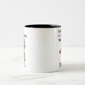 Tasse 2 Couleurs Deer Antler Funny (Centre)
