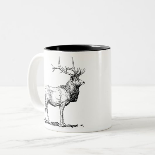 Tasse 2 Couleurs Deer / Hirsch (Devant gauche)