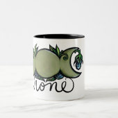 Tasse 2 Couleurs Déesse de crone de la lune triple Art païen (Centre)