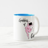 Tasse 2 Couleurs "Déesse des courbes" (Devant droit)