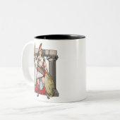 Tasse 2 Couleurs Déesse grecque d'Athéna (Devant gauche)