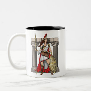 Tasse 2 Couleurs Déesse grecque d'Athéna