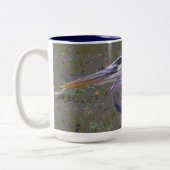 Tasse 2 Couleurs Défi Great Blue Heron (Gauche)