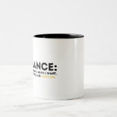 Tasse 2 Couleurs Définition de freelance (Centre)