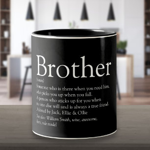 Tasse 2 Couleurs Définition de frère moderne le meilleur
