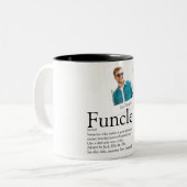 Tasse 2 Couleurs Définition de Funcle Oncle Photo (Devant gauche)