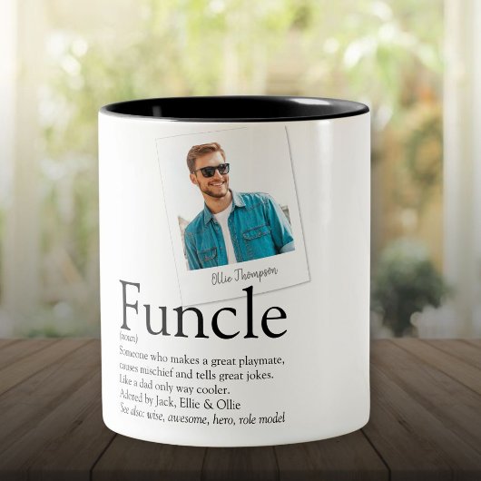 Tasse 2 Couleurs Définition de Funcle Oncle Photo
