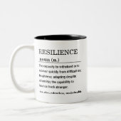 Tasse 2 Couleurs Définition de la résilience (Gauche)